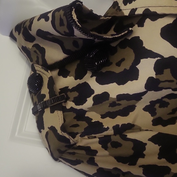 Animal Print Trench Coat - Picture 3 of 5